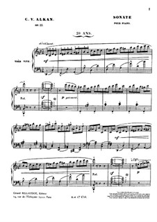 Grand Sonata 'Les quatre âges' (The Four Ages), Op.33: Movement I by Charles-Valentin Alkan