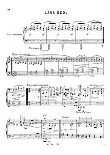 Sketches for Piano, Op.63: No.49 Laus Deo by Charles-Valentin Alkan