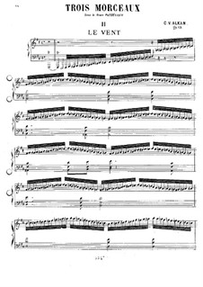 Trois morceaux dans le genre pathétique, Op.15: No.2 Le vent (The Wind) by Charles-Valentin Alkan