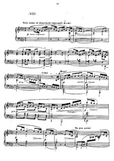 No.8 La fille aux cheveux de lin: For piano by Claude Debussy