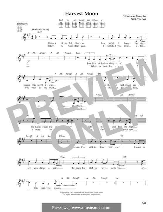 Harvest Moon: For ukulele by Neil Young
