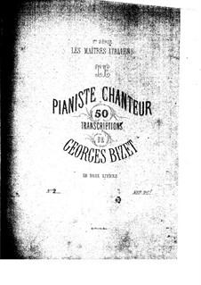 Le pianiste chanteur: No.26-40 by Georges Bizet