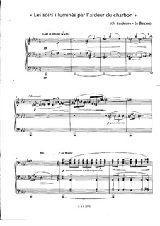 Les soirs illuminés par l'ardeur du charbon: Les soirs illuminés par l'ardeur du charbon by Claude Debussy