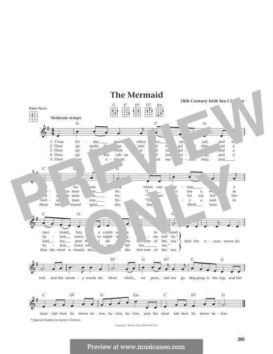 The Mermaid: For ukulele by folklore