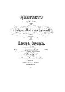 String Quintet No.7 in G Minor, Op.144: String Quintet No.7 in G Minor by Louis Spohr