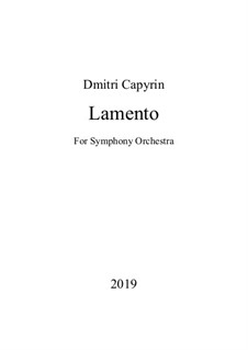 Lamento: Lamento by Dmitri Capyrin