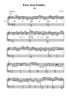 Easy Jazz Etudes: Nr.6 by Joerg Kehrer