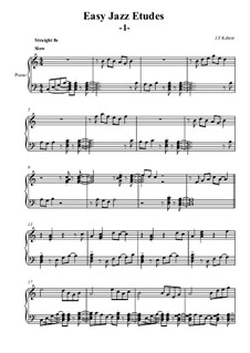 Easy Jazz Etudes: Nr.1 by Joerg Kehrer