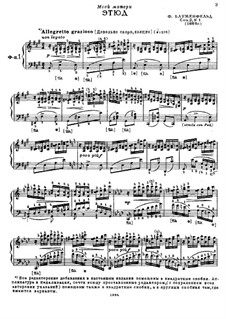 Selected Etudes for Piano: Complete set by Felix Blumenfeld