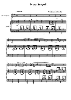 Чайка из слоновой кости: Для альта саксофона и фортепиано by Vladimir Solonskiy
