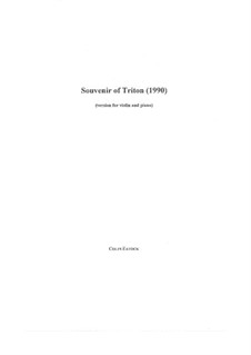 Souvenir of Triton (1990): Souvenir of Triton (1990) by Colin Eatock