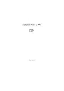 Suite for Piano (1995): Suite for Piano (1995) by Colin Eatock