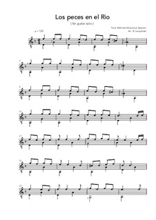 Los peces en el Río: For guitar (Intermedia Version) by folklore