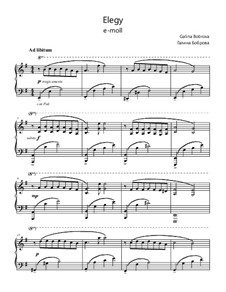 Elegies: Elegy by Galina Bobrova