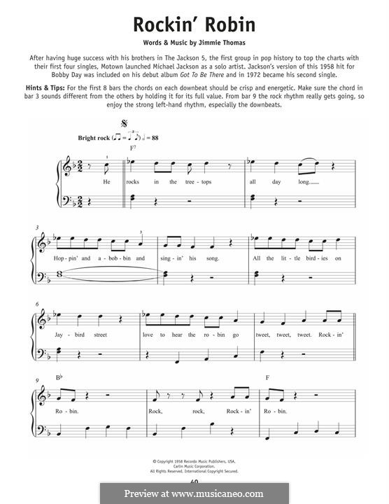 Rockin' Robin: For piano by John Thomas