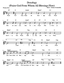 Doxology (Praise God From Whom All Blessings Flow) by N. Groenendyk on