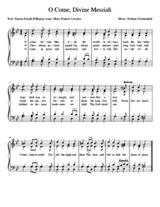 Advent Hymn: O Come, Devine Messiah: Advent Hymn: O Come, Devine Messiah by Nathan Groenendyk