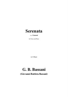 Serenata in A Major: Serenata in A Major by Giovanni Battista Bassani