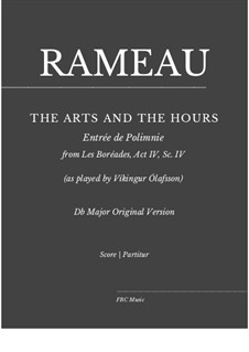 Les Boréades: 'The Arts and the Hours': Les Boréades: 'The Arts and the Hours' by Jean-Philippe Rameau