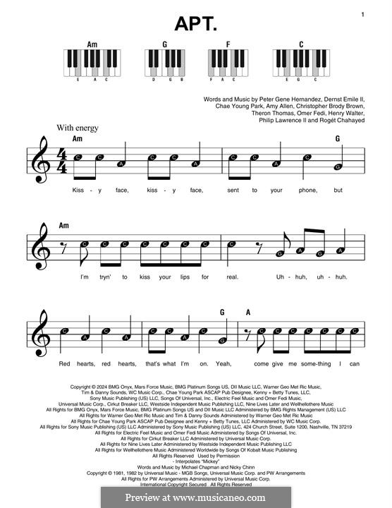 APT. (ROSÉ & Bruno Mars): APT. (ROSÉ & Bruno Mars) by Philip Lawrence