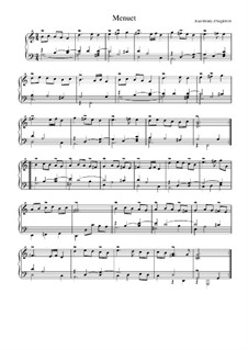 Suite in G Major: Minuet by Jean-Henri d'Anglebert