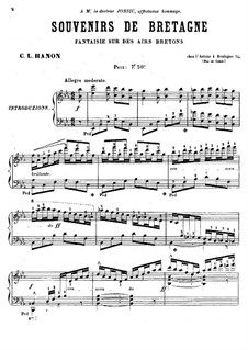 Souvenirs de Bretagne: Souvenirs de Bretagne by Charles-Louis Hanon