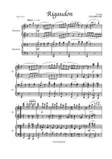Pièces Romantiques, Op.55: No.6 Rigaudon by Cécile Chaminade