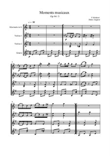 Six Musical Moments, D.780 Op.94: Musical moment No.3 by Franz Schubert