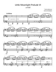 Little Moonlight Preludes vol.2: Prelude 6 by Galina Bobrova