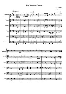 Русский танец для скрипки соло и струнного оркестра: Русский танец для скрипки соло и струнного оркестра by Sergei Prokofiev