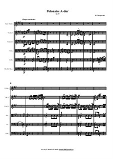 Polonaise Brilliant No.2, Op.21: For violin and string orchestra by Henryk Wieniawski