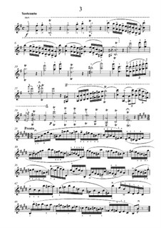 Caprice No.3: For violin by Niccolò Paganini
