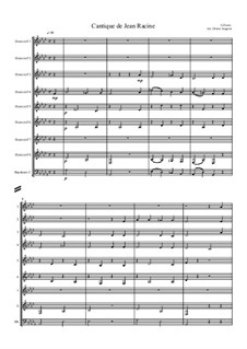 Cantique de Jean Racine, Op.11: For 8 horns by Gabriel Fauré