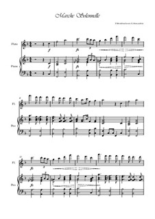Musik zu Athalia (Music to Athalie), Op.74: Marche Solennelle, for flute and piano by Felix Mendelssohn-Bartholdy