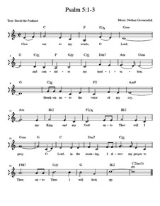 Psalm 5:1-3: Psalm 5:1-3 by Nathan Groenendyk