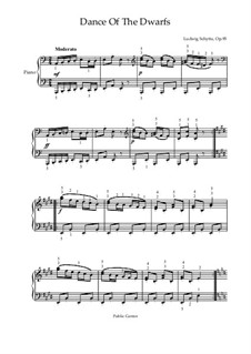 Easy Characteristic Etudes, Op.95: Dance of the Dwarfs by Ludvig Schytte