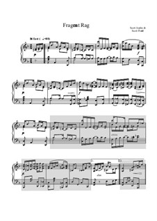 Ragtime based on rare Scott Joplin fragment!: Ragtime based on rare Scott Joplin fragment! by Scott Joplin, Mr. Scott Powell