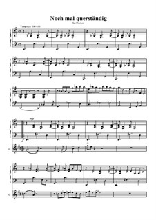 Noch mal querständig (cl, p): Noch mal querständig (cl, p) by Karl Melzer
