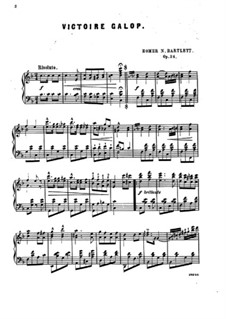 Victoire galop, Op.24: Victoire galop by Homer Newton Bartlett