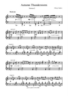 Autumn Thunderstorm: Version 2 by Olexiy Suslov