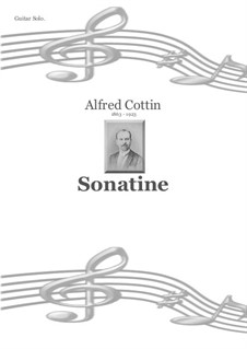 Sonatina in C Major: For guitar by Alfred Cottin