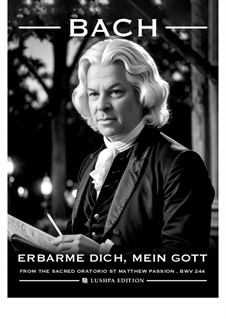 No.39 Air 'Erbarme Dich, mein Gott': For voice and piano by Johann Sebastian Bach