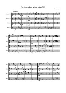 Dachsbracken Marsch, Op.209: Dachsbracken Marsch by Dieter Angerer
