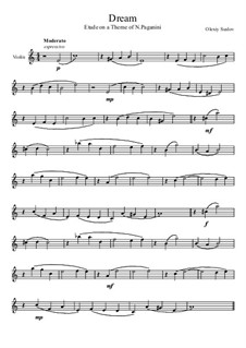 Dream: For violin by Olexiy Suslov