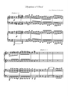 Ode to Joy, for Piano: For four hands by Ludwig van Beethoven