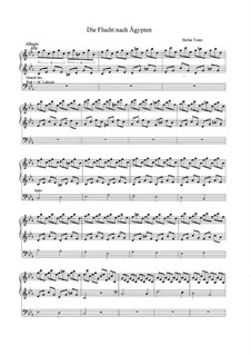 10 compositions that meditate on stages in the life of Jesus Christ: No.3 The flight to Egypt by Stefan Tome