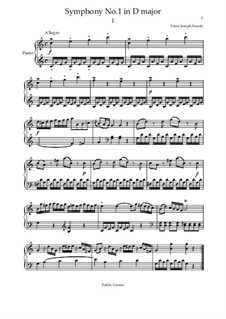 Sonata for Piano No.1 in G Major, Hob.XVI/8: Movement I by Joseph Haydn