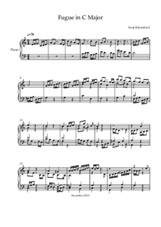 Fugue in C Major: Fugue in C Major by Seraj Rohanifard