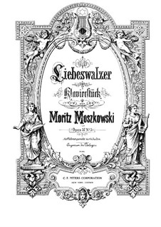 Frühling (Spring), Op.57: No.5 Liebeswalzer (Love Waltz) by Moritz Moszkowski