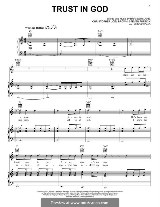 Trust In God (Elevation Worship): Trust In God (Elevation Worship) by Steven Furtick, Mitch Wong